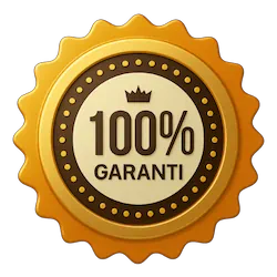 100% tilfredshedsgaranti
