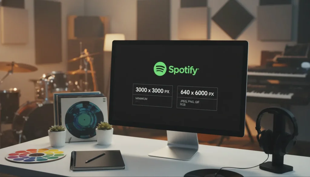 Spotify artwork specifikationer