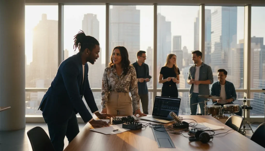 netværk musikproducer