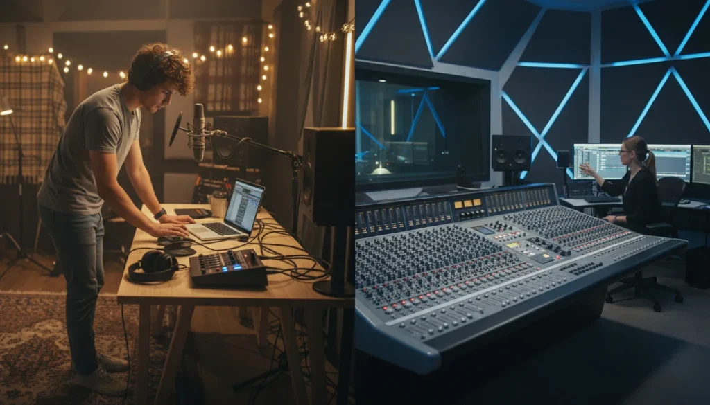 sang optagelse studie